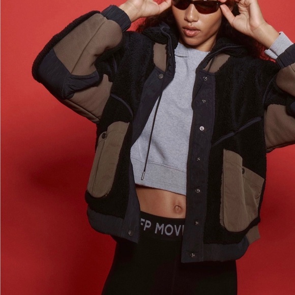 NWT Free People Trail Bender Fleece Jacket - Picture 2 of 9